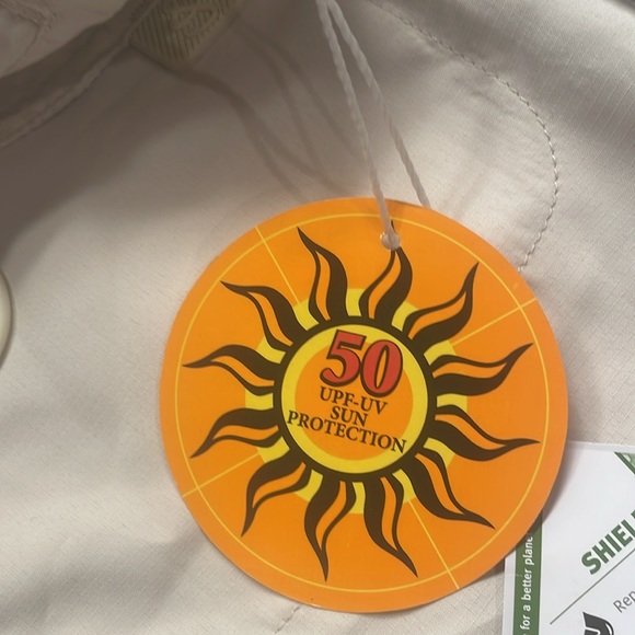 Hook & tackle shirt short sleeves nylon 50 SPF repels water dries fast men’s S - Picture 11 of 16